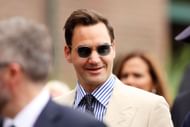Roger Federer at Wimbledon 2023